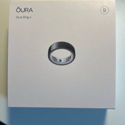 Oura Ring Gen 4 Black Size 9
