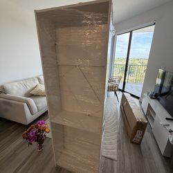 White Bookshelf