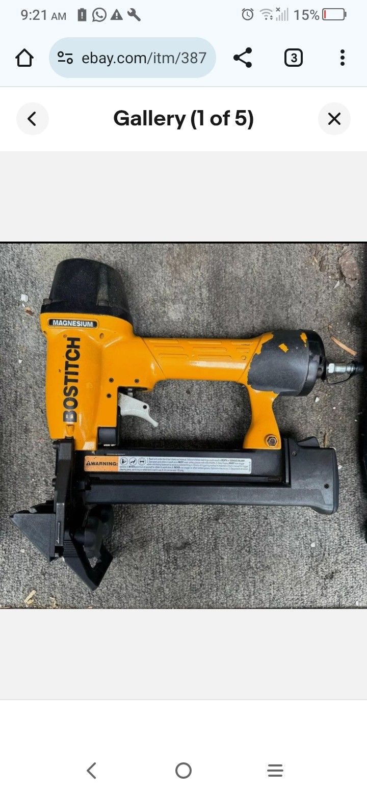 Bostitch Finish Nail Gun