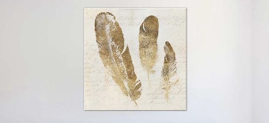 Feather Canvas Wall Art