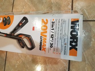 Worx Cordless 20V GT 2.0 String Trimmer, Edger, & Mini Grass Mower
