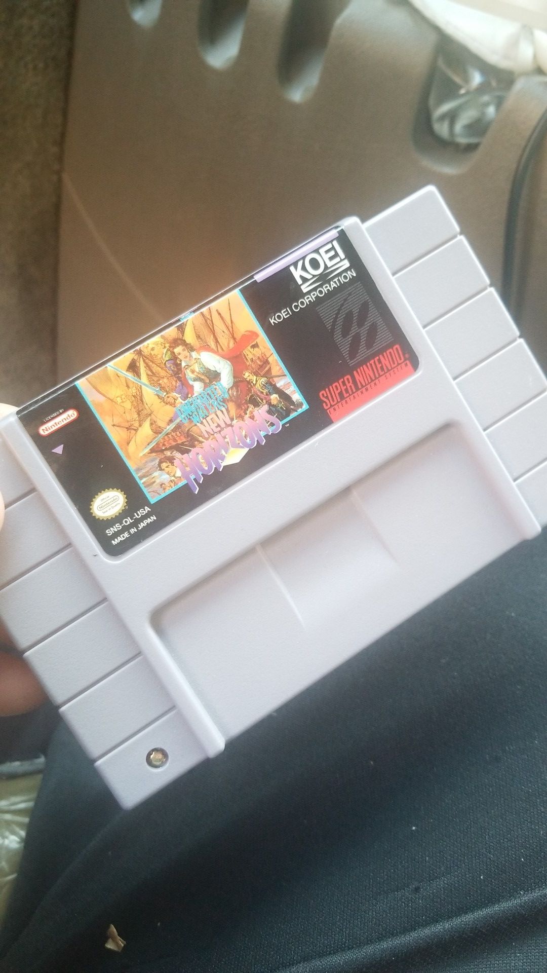 Super nintendo uncharted waters new horizons excellent condition