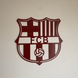 FC Barcelona Metal Sign