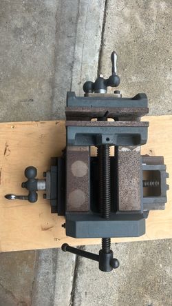6” Cross slide vise