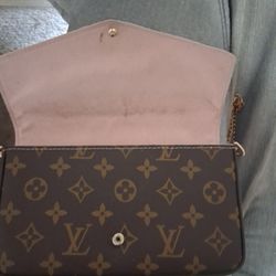 LOIUS VUITTON Pallas Leather Wallet 