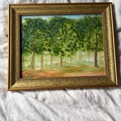 Green Forest Painting 