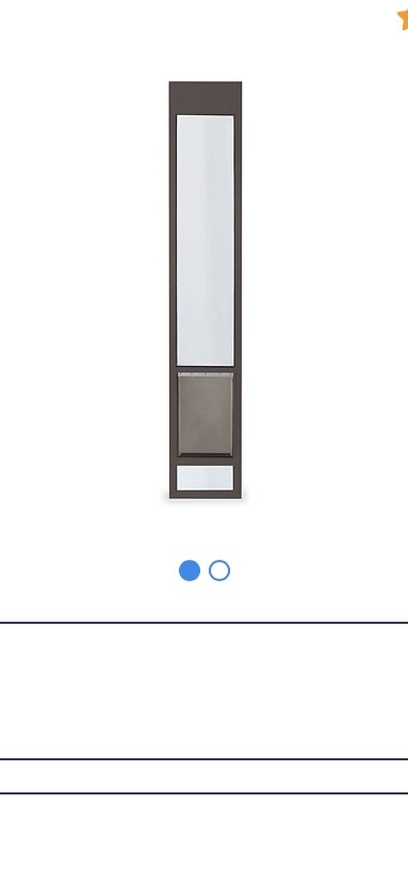 dog door for sliding door