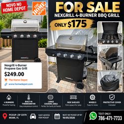 Nexgrill 4-Burner Propane Gas Grill