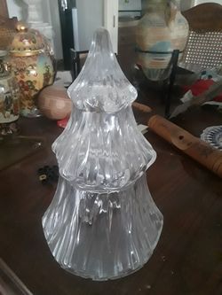 Crystal christmas tree decoration