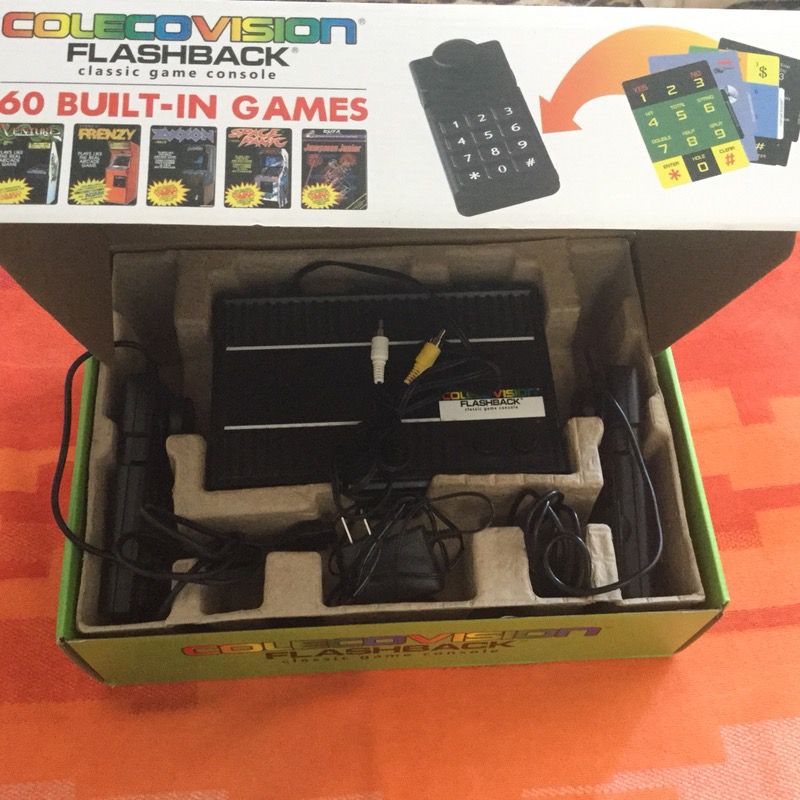 60 Classic Games / Flashback Coleco Vision classic game console / NEW 😜👍