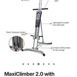 MaxiClimber Total Body Workout Vertical Climber