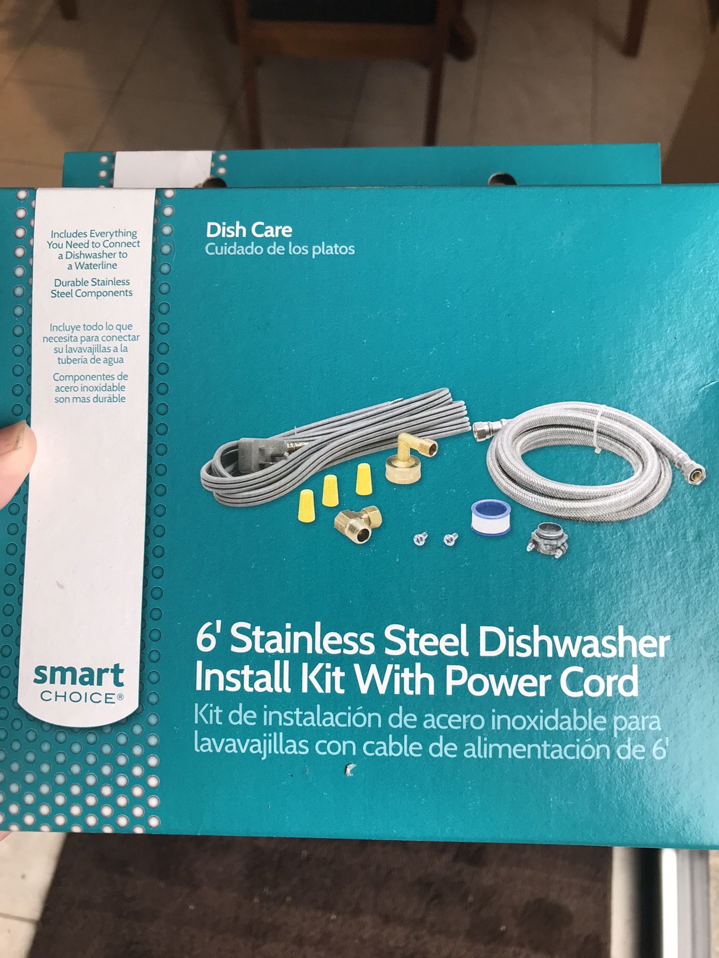 “NEW” Dishwasher Install Kit “NEW - Stainless”