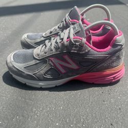 New Balance 990v4 Women's W990GP4 Running Shoes Gray/Pink Size 9.5 Made in USA