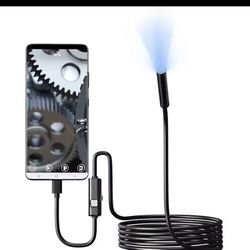Endoscope Camera Waterproof 6 LEDs Adjustable USB Android Flexible Inspection Borescope Camera