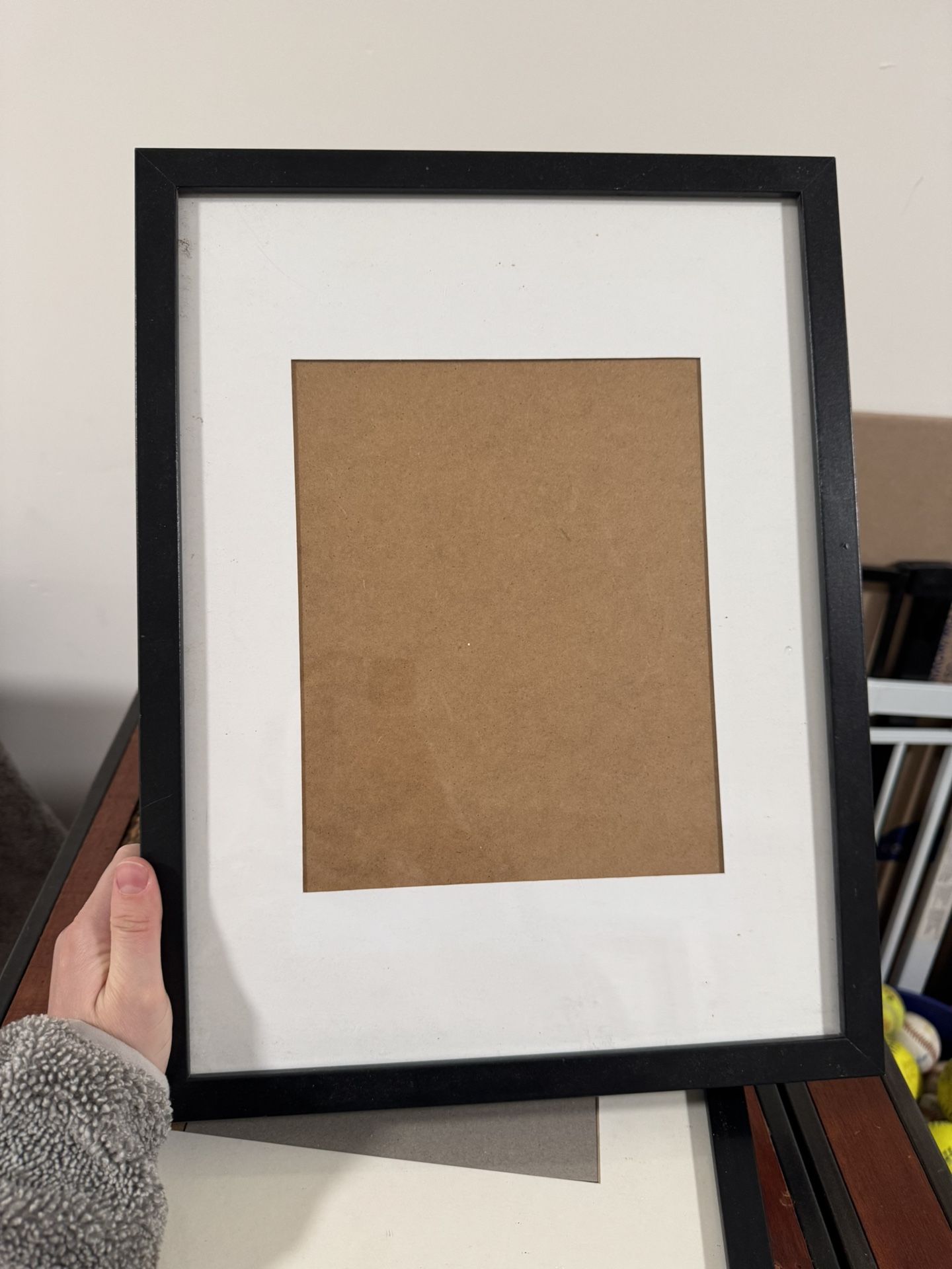 Matted Picture Frame color black – 46×33 cm