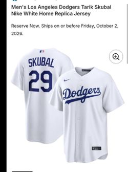 Dodgers Skubal blue & white jersey