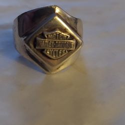 Harley davison  silver ring