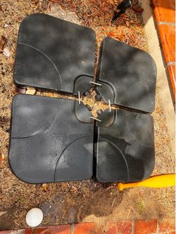 Free - patio weights for umbrella