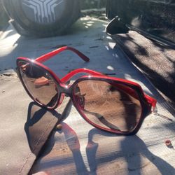 Gucci Sunglasses Red Oversized GG3595/F/S (60□16 140)
