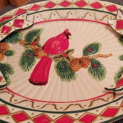 Christmas Soup Tureen And Platter