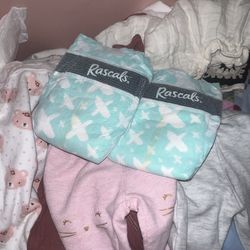 Full tote of baby clothes