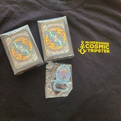 McMenamins Merch Bundle - T-shirt, Playing Cards, Bottle Opener
