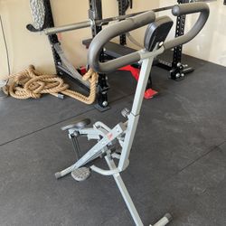 Row-N-Ride Plus Assisted Squat Machine