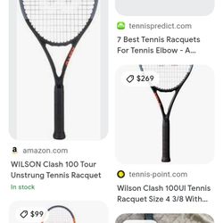 Wilson tennis Racket and balls and Bag