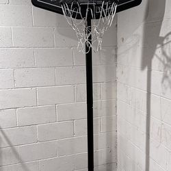 Spalding Basketball Hoop and Basketballs