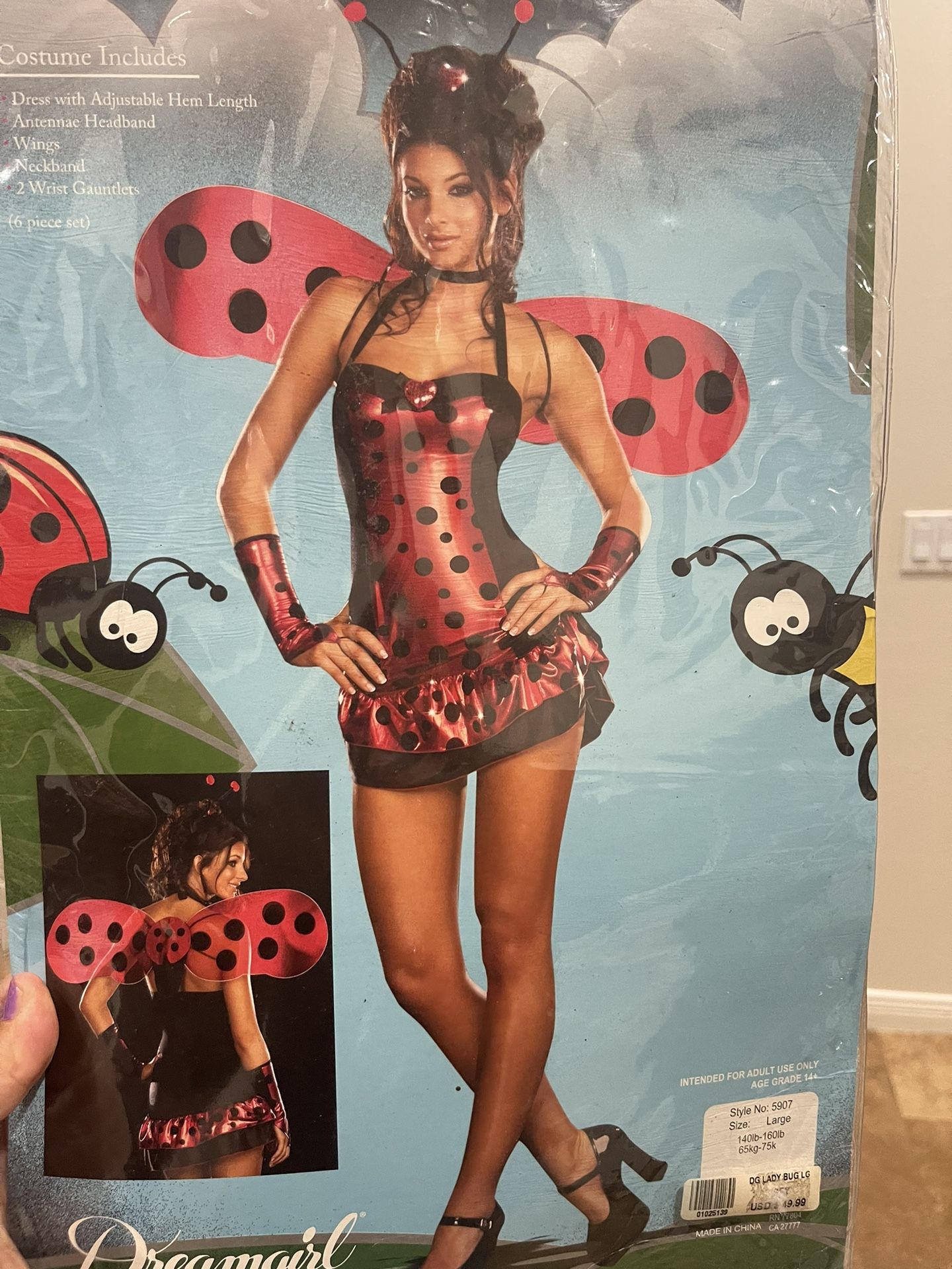 Cute Lady Bug Costume 