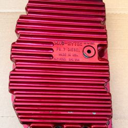 Ford 6.7 Diesel Powerstroke Mag‑Hytec Candy Apple Red Oil Pan 