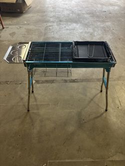 Folding Portable Outdoor Charcoal Grill! Brand New
