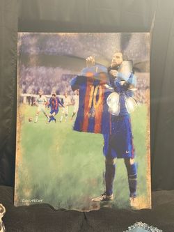 Lionel Messi 30” x 40” Artwork