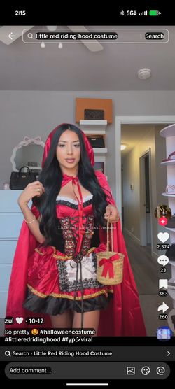 Little Red Riding Hood costume medium