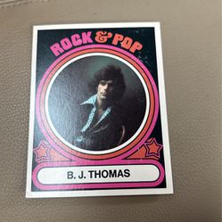 B.j Thomas Rock &Pop Trading Cards