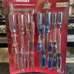 Husky 25 Piece Screwdriver Set
