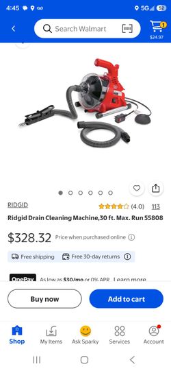 Drain cleaner and speakers