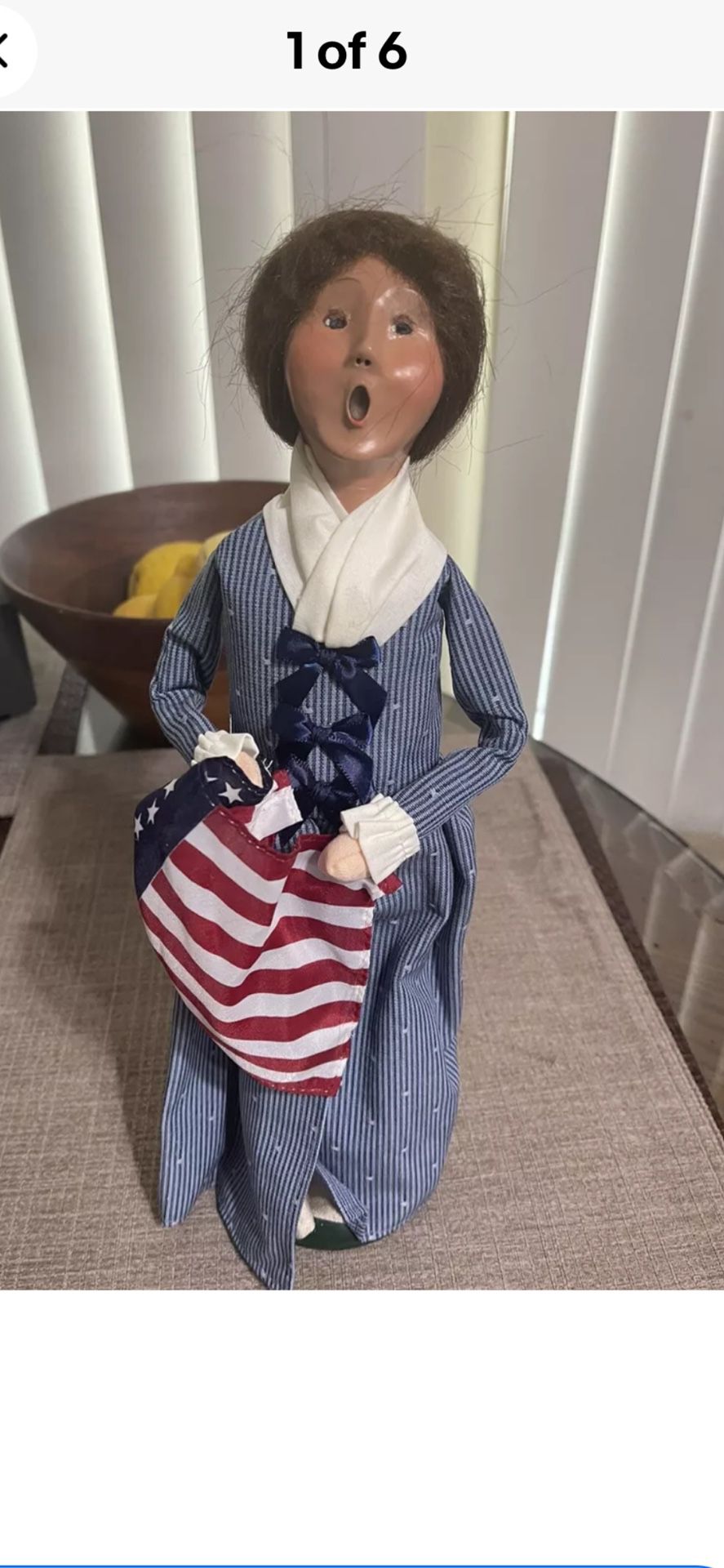 Byers Choice Betsy Ross Doll