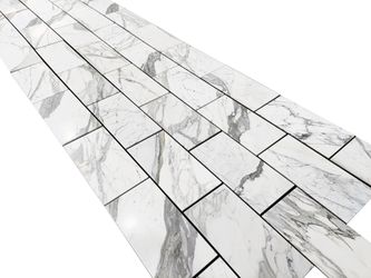 CALACATTA STATUARIO 12X24” MARBLE TILE (HONED) - $24.95/SQ FT