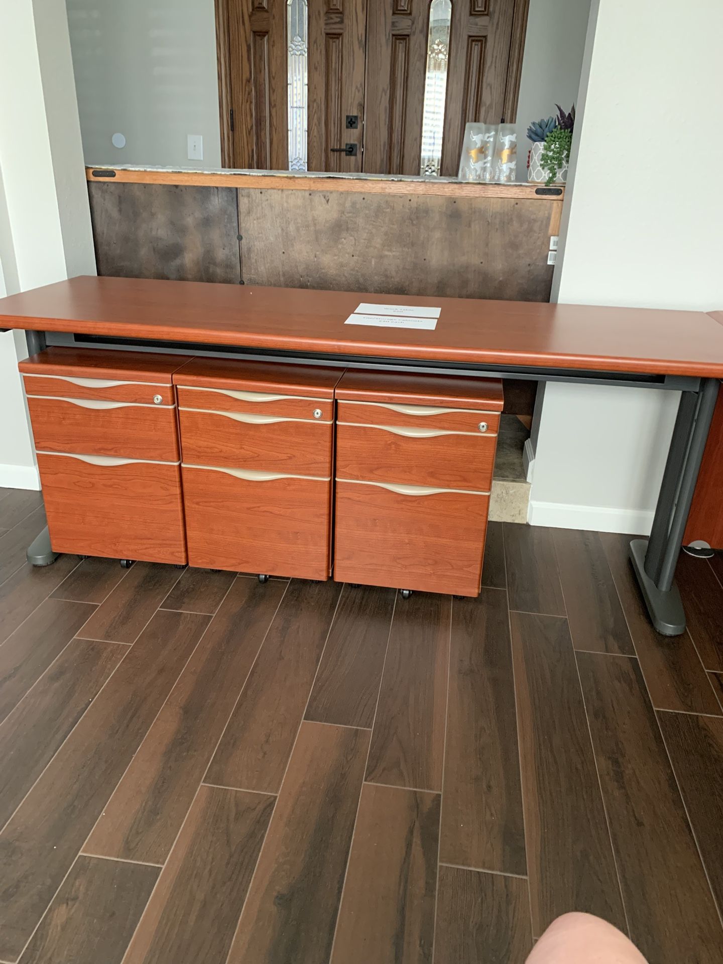Desk, Work Table, File/storage Cabinets
