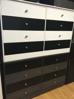 Compressed wood dresser