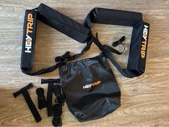 HEYTRIP Universal Soft Roof Rack Pads with 15FT Tie-Down Straps & Storage Bag