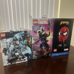 Lego Marvel Sets 76190, 76282, 76285