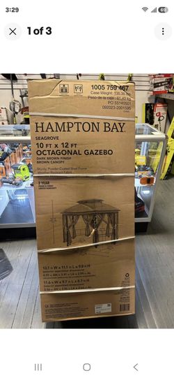 Customer Reviews for Hampton Bay Seagrove 10 ft. x 12 ft. GAZEBO $250