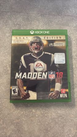 Goat Edition Madden NFL 2018 game
