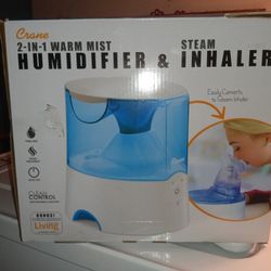 Two In One Warm Mist Humidifier And Inhaler