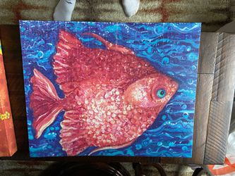 20x16 canvas art.- Bright Marine