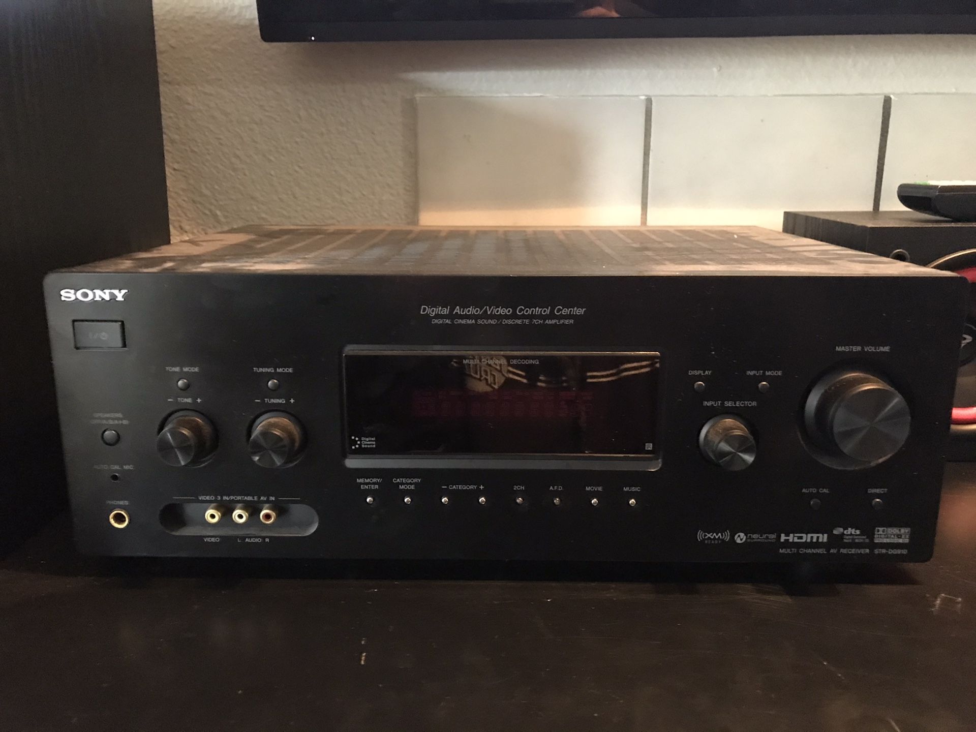 Sony receiver