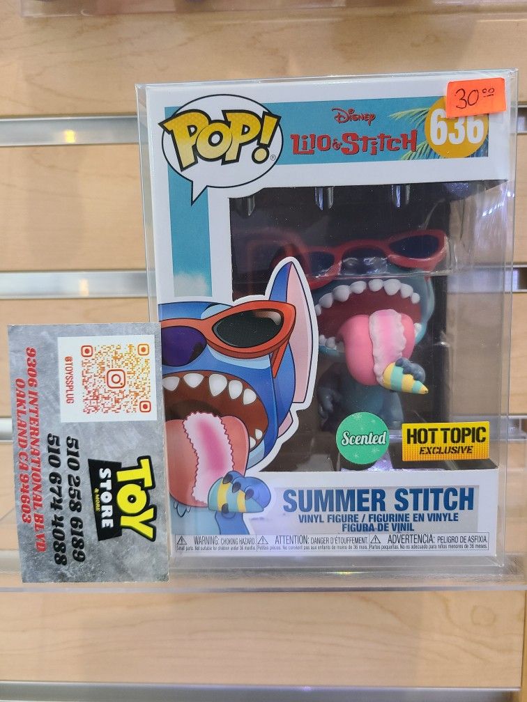 Summer Stitch Scented Pop Funko 636 Hot Topic Exclusive