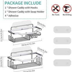 HapiRm Shower Caddy Bathroom Organize Shelf